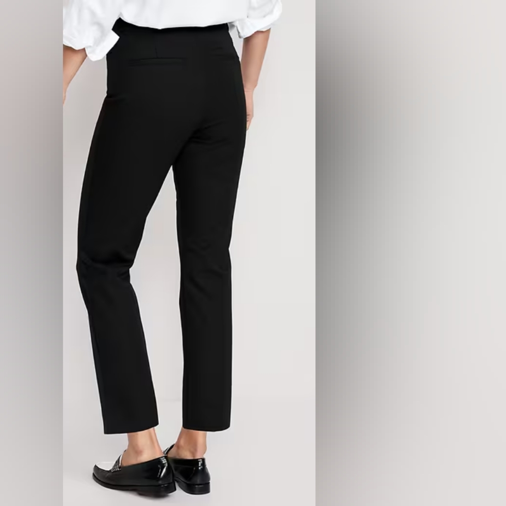 SALE NWT Old Navy High-Waisted Pixie Straight Pants - Picture 7 of 8